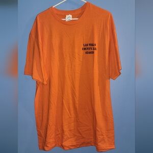 Las Vegas Jail Orange Graphic T-Shirt